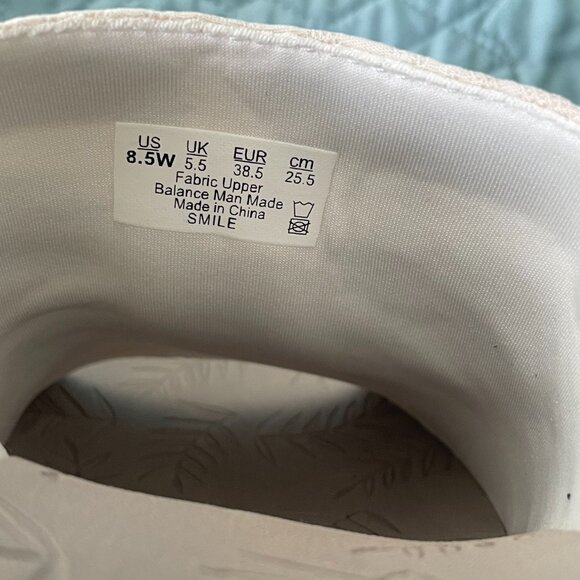 Bzees Slip On Bow Sandals Ivory 8.5W - Picture 5 of 6